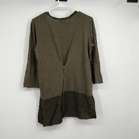 Anthropologie Parkway Tunic Olive Green Left of Center - Picture 4 of 7